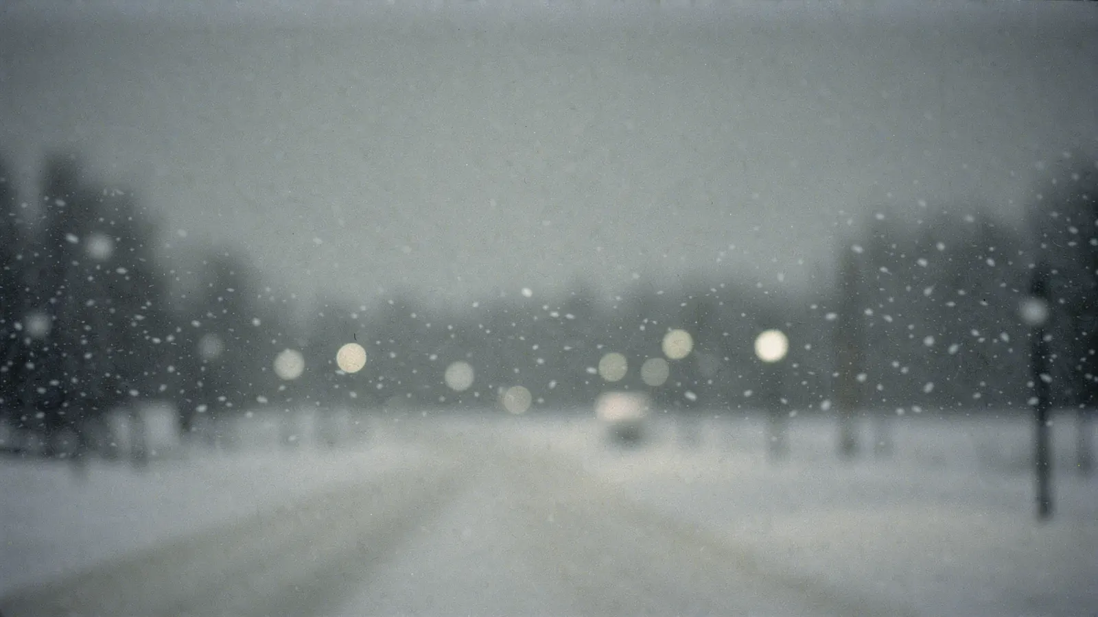 Abstract, muted winter-toned image suggesting scattered messages settling into an orderly schedule